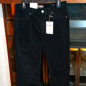 NEW with Tags Relaxed Fit Men's Corduroy Black Jeans Size 29x30
